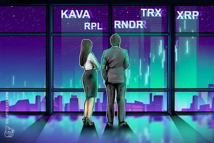 比特币下跌成绩不佳 KAVA、XRP、TRX、RPL和RNDR在5月引领加密货币市场